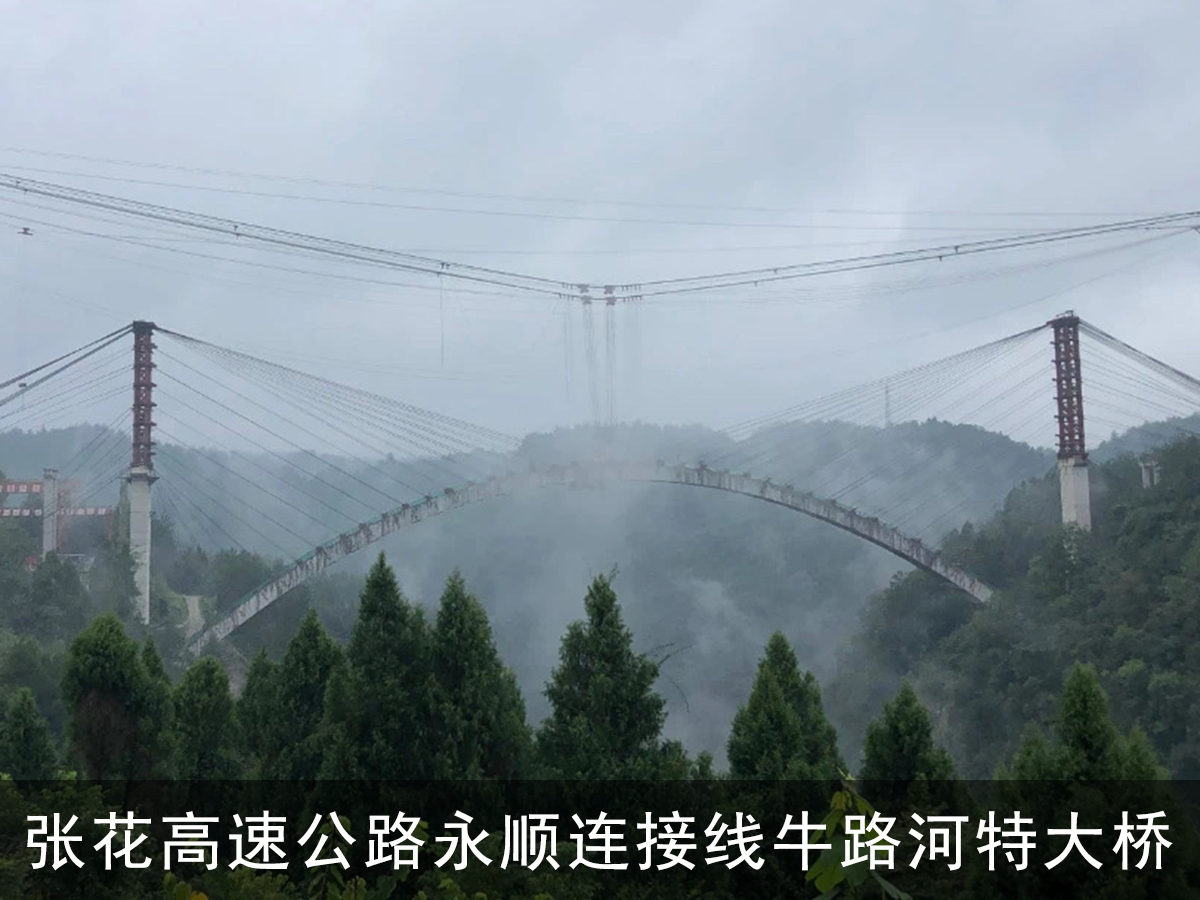 张花高速公路永顺连接线牛路河特大桥